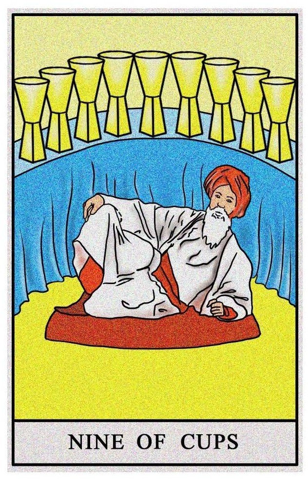 Boston Tarot Reading - The Nine of Cups