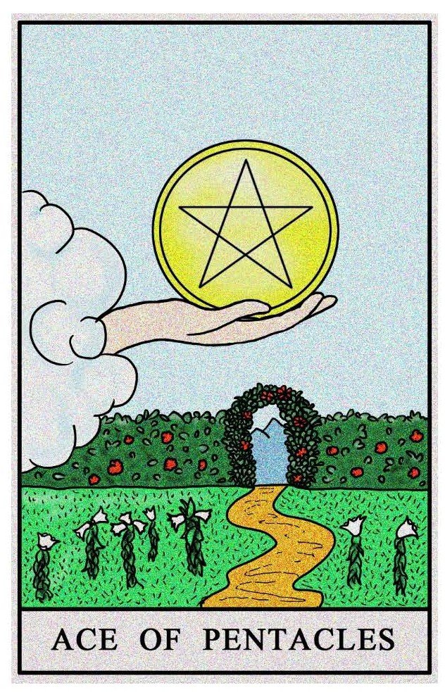 Boston Tarot Reading - The Ace of Pentacles