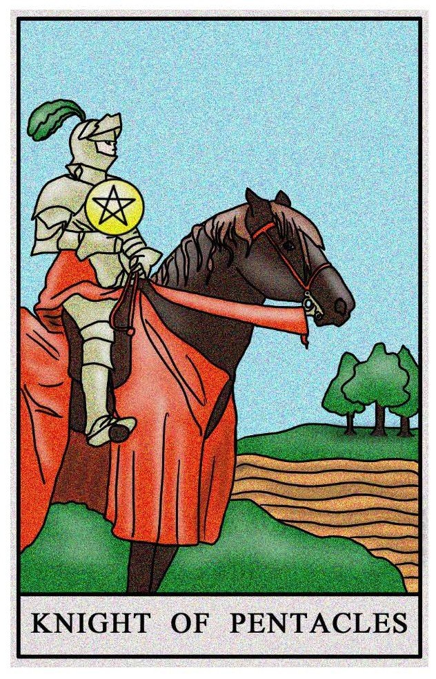 Boston Tarot Reading - The Knight of Pentacles