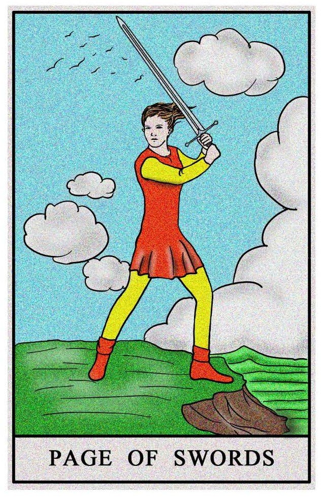 Boston Tarot Reading - The Page of Swords