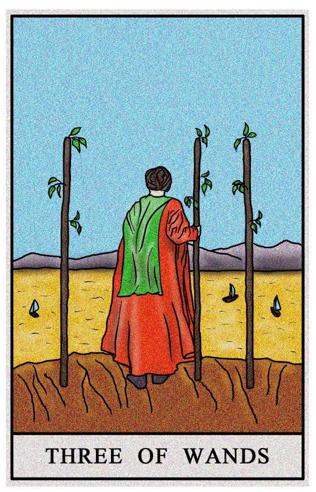 Boston Tarot Reading - The Three of Wands