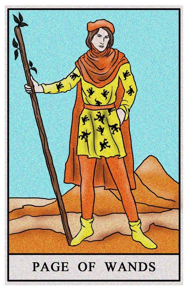 Boston Tarot Reading - The Page of Wands